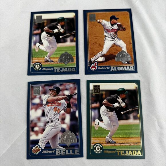 2001 Topps Baseball Cards Lot Of 190 NM With Opening Day & Barry Bonds + Teams - Picture 5 of 12